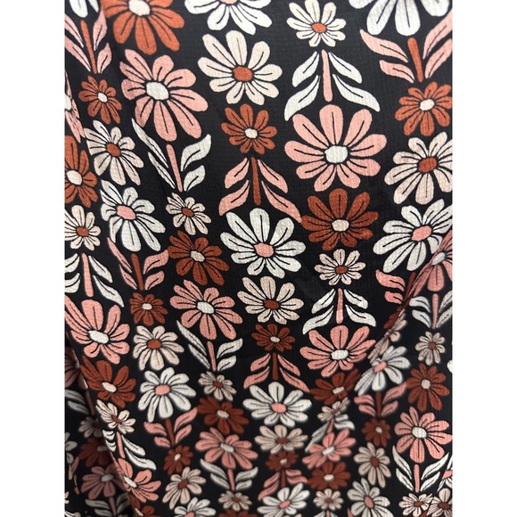 Rye Grass Boho One Shoulder Lined Maxi Dress Daisy Floral Size 16 Tiered NWOT - Picture 3 of 4